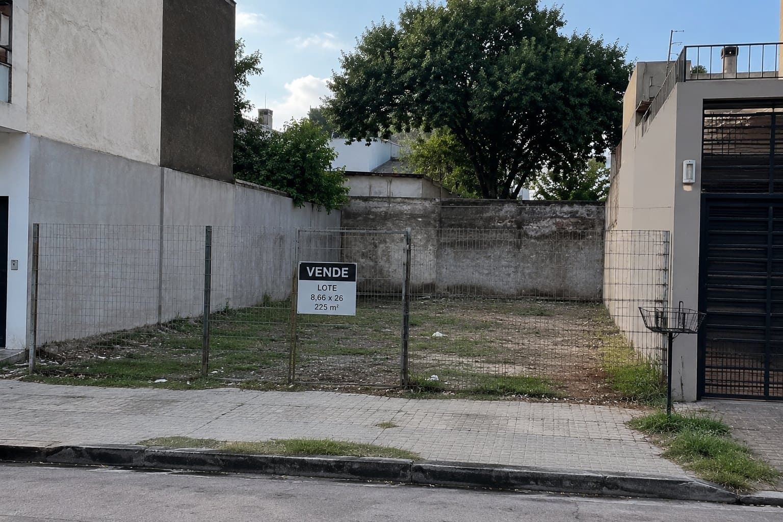 Venta lote/terreno 225m2 8,66x26 - foto 1